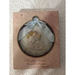 Seraphim Classics Cradle‎ Medal Rachel Children's Joy 78134 Roman Inc 1997 Angel